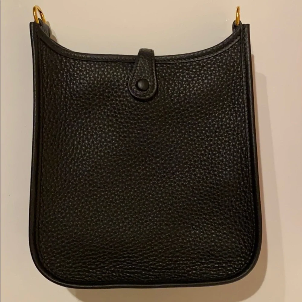 Hermès Evelyne 16 Bag (mini/TPM) Black and GHW